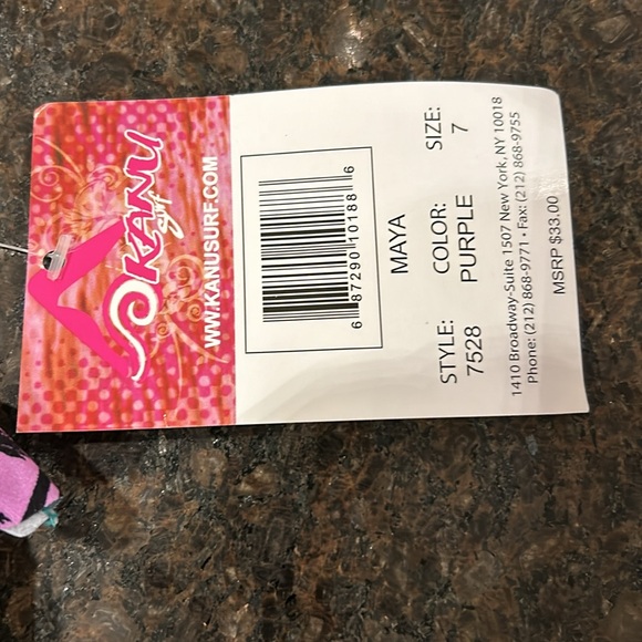 Girls bikini size 7 Kanu surf. NWT - Picture 3 of 9
